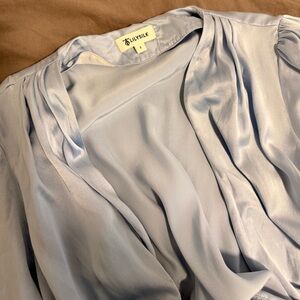 Lilysilk Light Blue Blouse